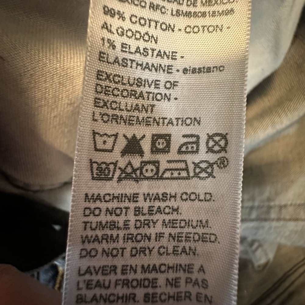 Levi's Signature Men's Comfort Flex Jeans 44x32 Dark Blue Stretch - Picture 10 of 10